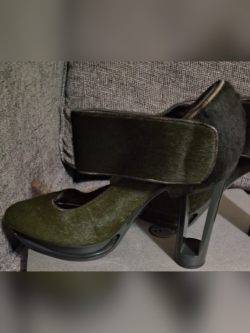 Calvin Klein Collection Platform Mary Jane Pumps